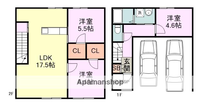 ＳＯＲＡＮＯＮＥ（ソラノネ）ＤーＲ(3LDK)の間取り写真