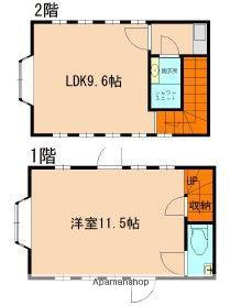 カーサ・デ・カゲ・コルデラC(1LDK/1階)の間取り写真