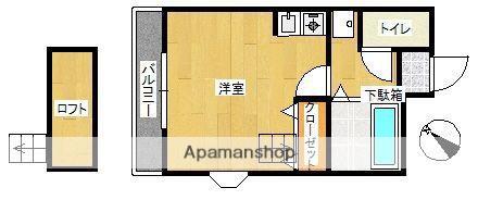 加島ビル(ワンルーム/3階)の間取り写真
