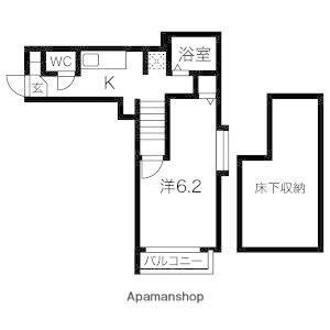 ポラリス井尻Ⅹ(2K/1階)の間取り写真