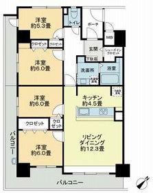 SOPHIA GARDEN博多(4LDK/8階)の間取り写真