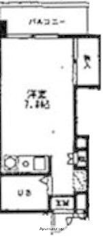 サンヴィレッジ平尾(ワンルーム/5階)の間取り写真