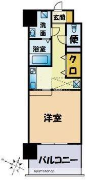 CAVANA天神(1K/12階)の間取り写真