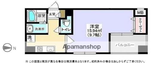 メゾン・ド・ソレイユ(1LDK/5階)の間取り写真