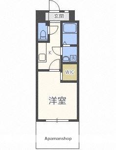 RUPIEレジデンス赤坂南(1K/3階)の間取り写真