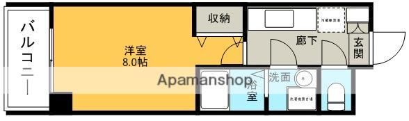 TOOM25(1K/5階)の間取り写真