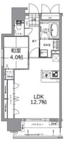 プレスタイル博多駅南Ⅱ(1LDK/3階)の間取り写真
