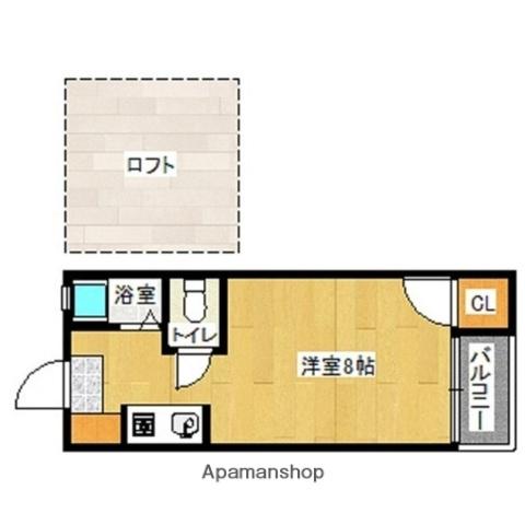 VICTORY大和(ワンルーム/1階)の間取り写真