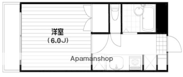 フォルム南福岡(1K/3階)の間取り写真
