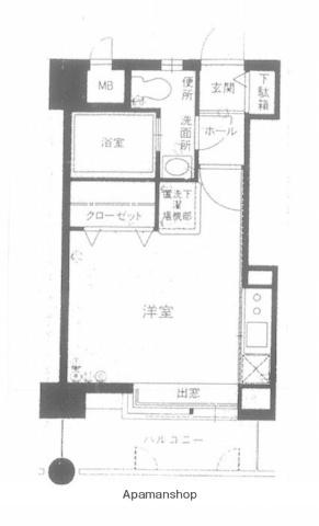 エステート・モア・高宮REVE(1K/2階)の間取り写真