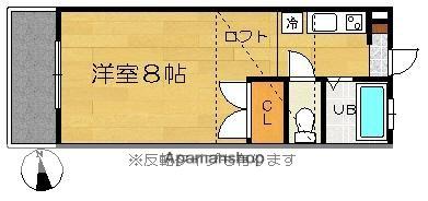 テイクハウス(ワンルーム/1階)の間取り写真