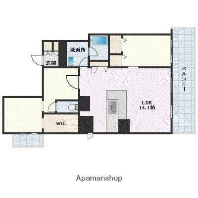 シャーメゾン博多駅南(2LDK/3階)の間取り写真