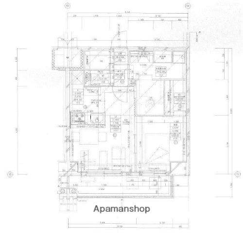 CREST西新(1LDK/11階)の間取り写真