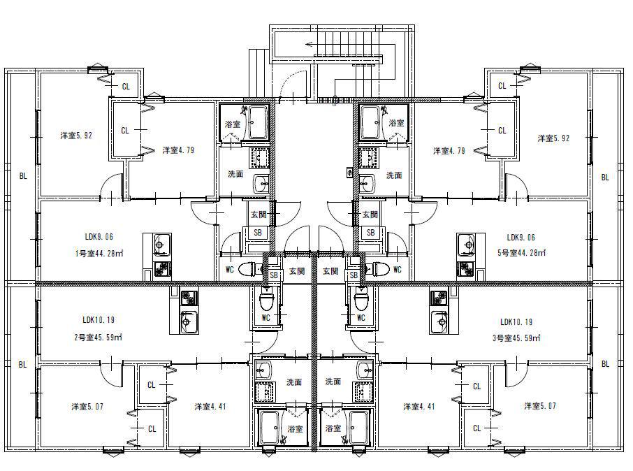ヴェルジュ大野城レジデンシャルスイート(2LDK/2階)の間取り写真
