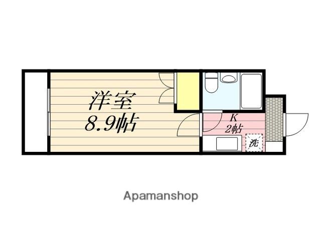 ジュネスドミール(1K/5階)の間取り写真