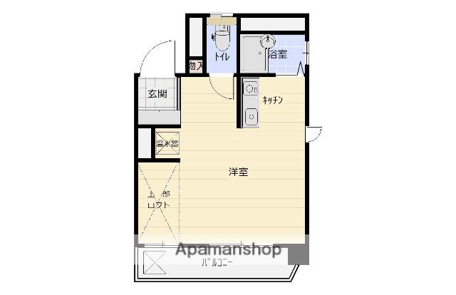 BON TOUR(ワンルーム/4階)の間取り写真