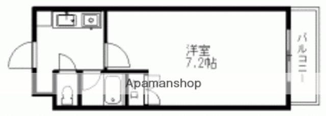 インプレザ竹下駅前Ⅱ(1K/9階)の間取り写真
