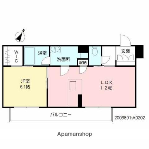 FELICE(1LDK/2階)の間取り写真