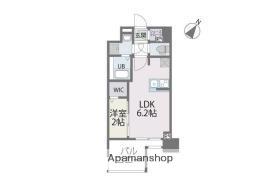 MODERN PALAZZO 博多デュオグランデイースト(1LDK/5階)の間取り写真