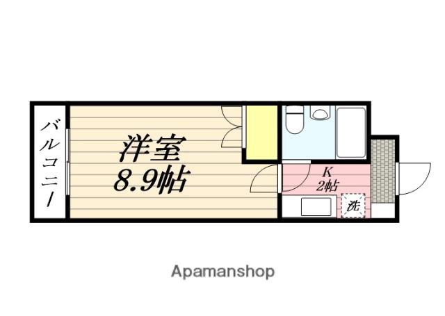 ジュネスドミール(1K/7階)の間取り写真