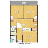 第二松尾ビル(3LDK/2階)の間取り写真