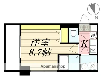 PONDMUM SUMIYOSHI(1K/3階)の間取り写真