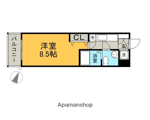 第21川崎ビル(1K/4階)の間取り写真