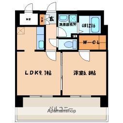 ロイヤルステージ吉塚(1LDK/7階)の間取り写真