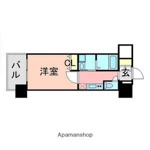 アレクサス ラ・ストラーダ(1K/3階)の間取り写真