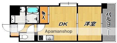 アーバンコートⅡ(1DK/1階)の間取り写真