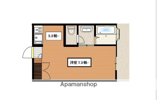 アークビル(1K/3階)の間取り写真