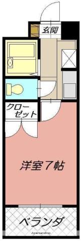 日神パレステージ九工大(1K/2階)の間取り写真