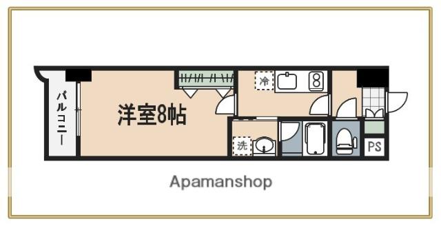 ロイヤルシーサイドテラス(1K/10階)の間取り写真