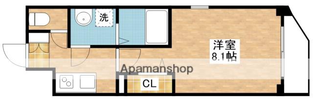 MDIプロスジョイア北九州市立大学前(1K/10階)の間取り写真