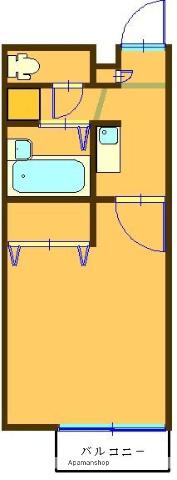 アムール須摩(1K/2階)の間取り写真