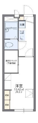 レオパレスクレイン(1K/1階)の間取り写真