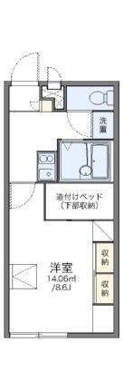 レオパレスオアーゼ・メゾン(1K/2階)の間取り写真