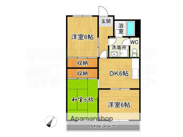 アイコーポ(3DK/3階)の間取り写真