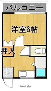 ステーションハイツ(1K/1階)の間取り写真