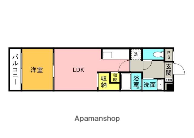 グランドスクエアⅡ(1LDK/3階)の間取り写真