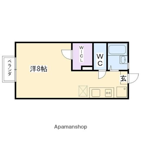 三国ヶ丘IVY HOUSE(ワンルーム/2階)の間取り写真