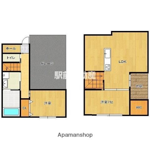 T-REGNO LUXRAG(2LDK/1階)の間取り写真