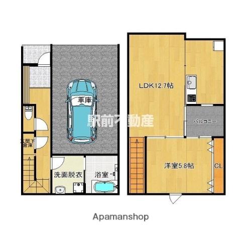 T-REGNO LUXRAG(1LDK/1階)の間取り写真