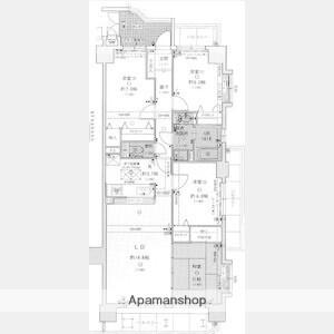 シティライフ二日市Ⅱ(4LDK/3階)の間取り写真
