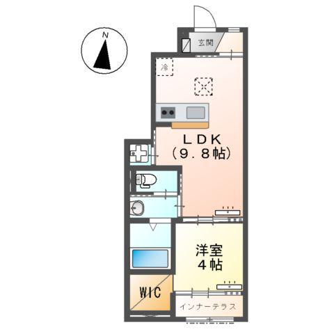 アパート 500640(1LDK/1階)の間取り写真