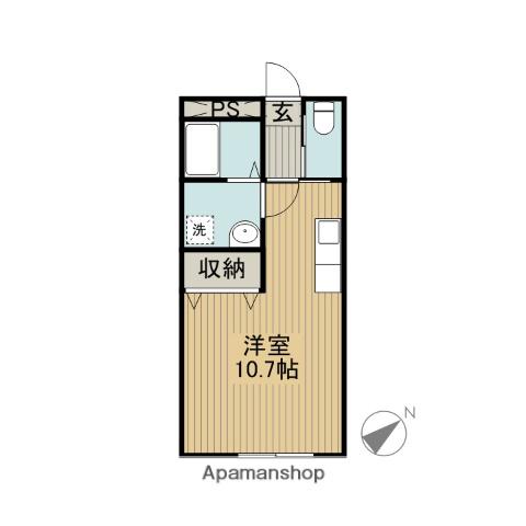 コーポMA(1K/1階)の間取り写真