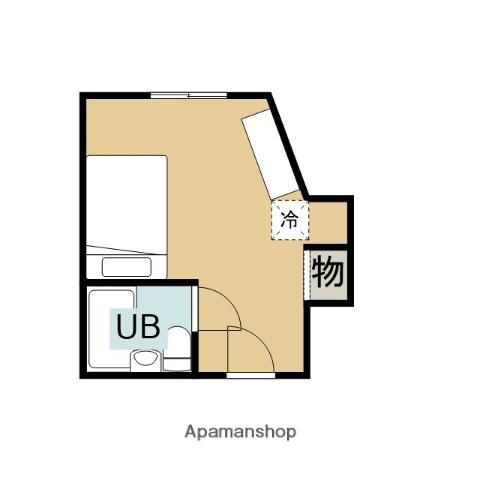 八女プラザマンスリーアベニュー(ワンルーム/3階)の間取り写真