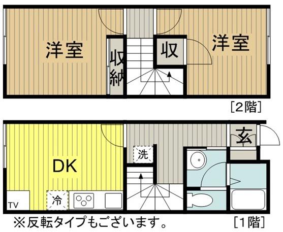 レオパレスANNA(2DK/1階)の間取り写真