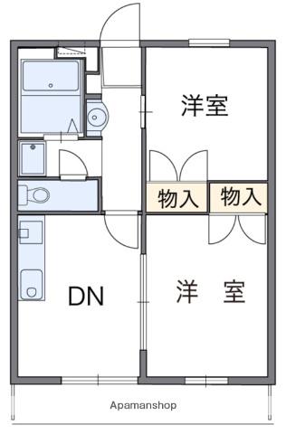パストラルみずた(2DK/3階)の間取り写真