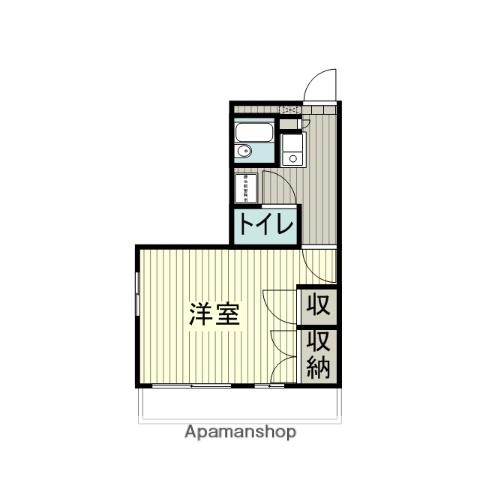 パストラルみずた(1K/3階)の間取り写真